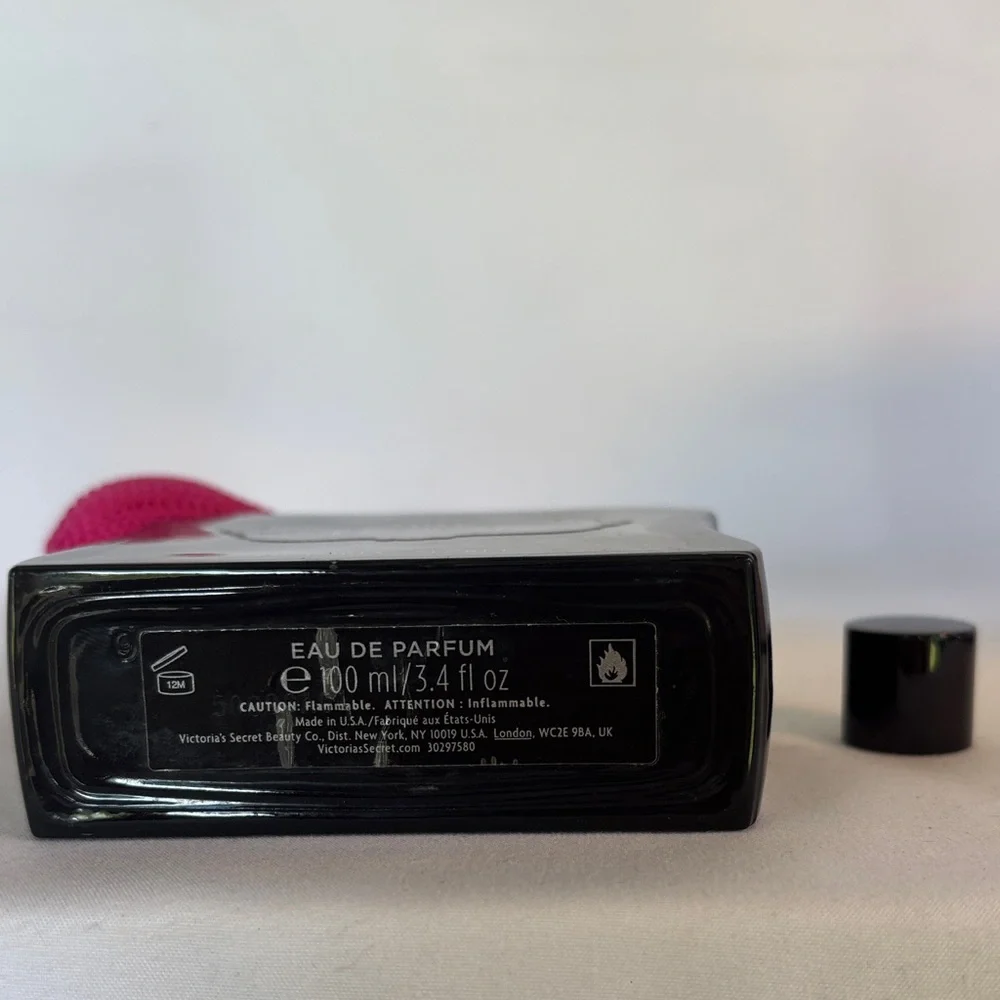 EMPTY BOTTLE VICTORIA’S SECRET NOIR TEASE EAU DE PARFUM BLACK PINK WITH ATOMIZER - Picture 9 of 13